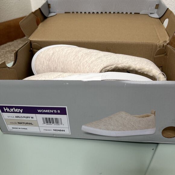 Hurley Women's Arlo Puff Flats in Natural - Picture 3 of 8